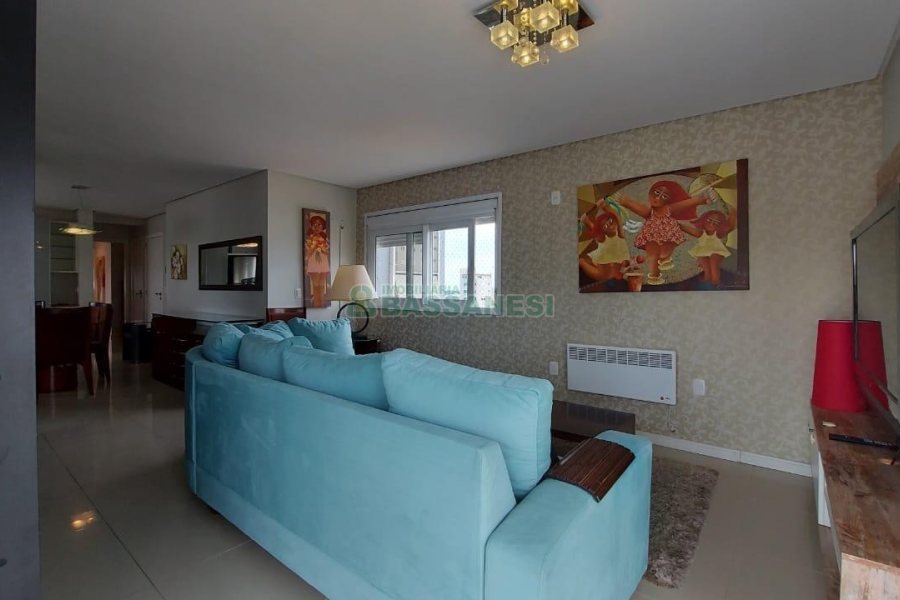 Apto Mobiliado com 116m², 3 dormitórios, 2 vagas, no bairro Villagio Iguatemi em Caxias do Sul para Alugar