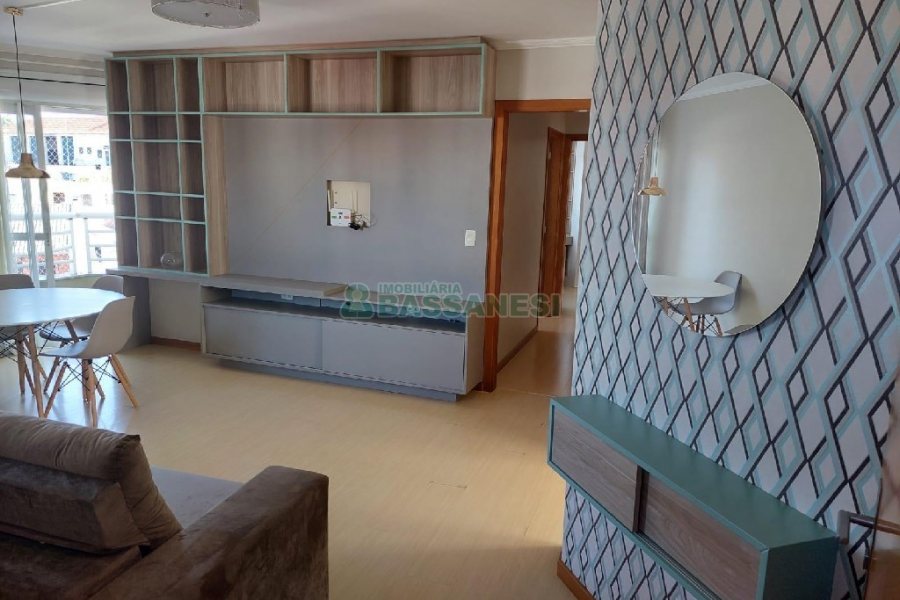 Apartamento com 88m², 2 dormitórios, 1 vaga, no bairro Rio Branco em Caxias do Sul para Alugar