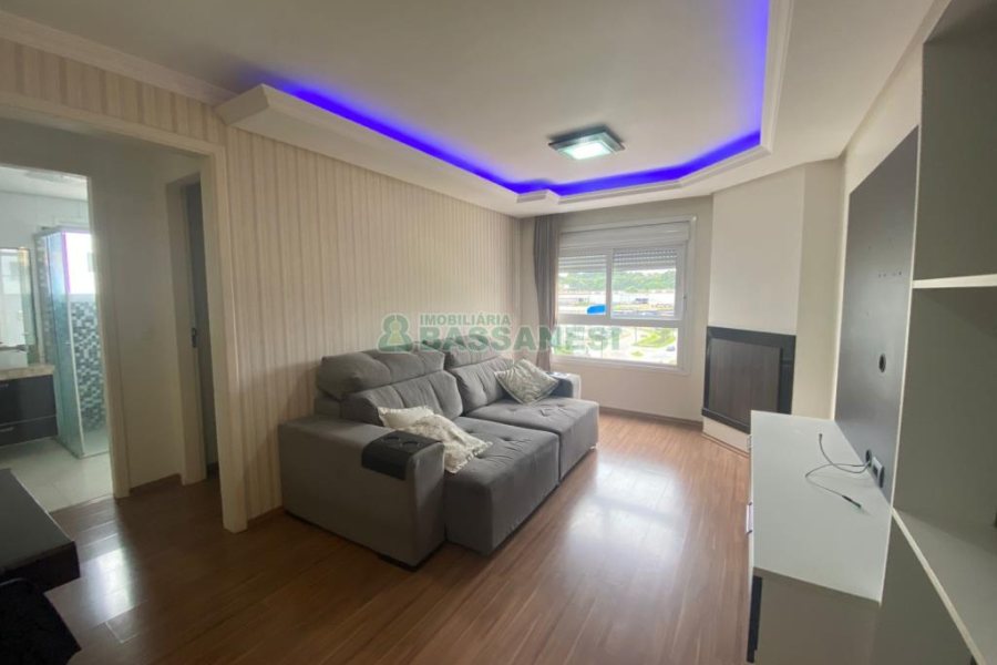 Apto Mobiliado com 68m², 2 dormitórios, 1 vaga, no bairro Treviso em Caxias do Sul para Alugar