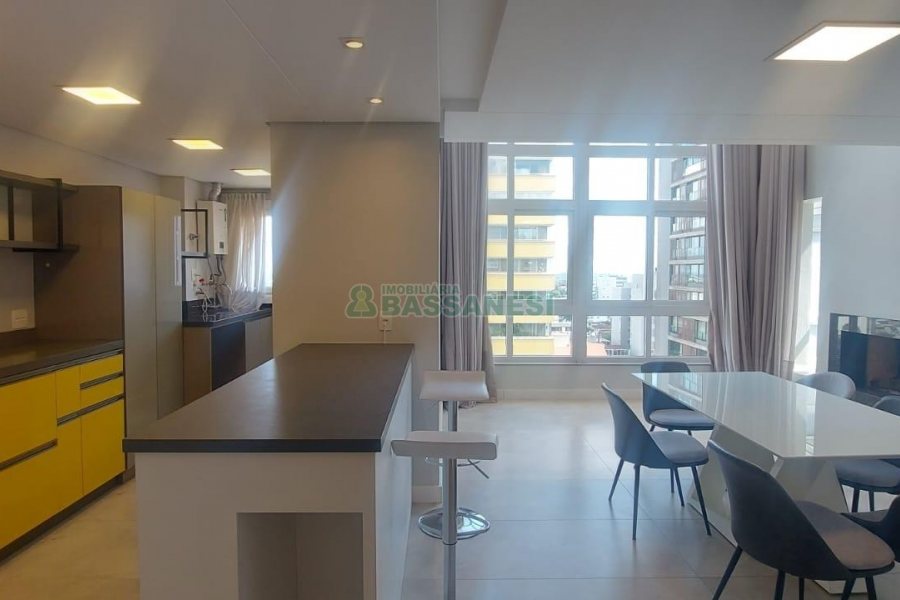 Apto Mobiliado com 107m², 3 dormitórios, 2 vagas, no bairro Panazzolo em Caxias do Sul para Alugar