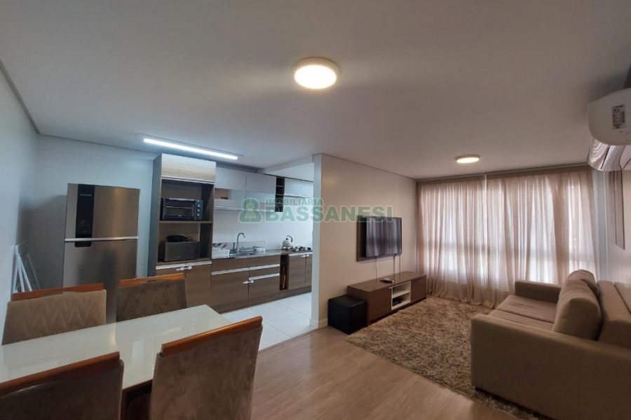 Apto Mobiliado com 65m², 2 dormitórios, 1 vaga, no bairro Villagio Iguatemi em Caxias do Sul para Alugar