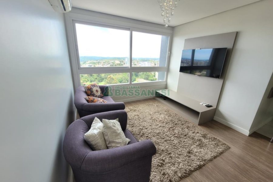 Apto Mobiliado com 38m², 1 dormitório, 1 vaga, no bairro Villagio Iguatemi em Caxias do Sul para Alugar