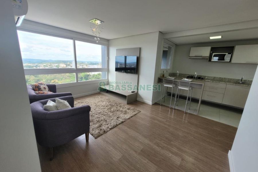 Apto Mobiliado com 38m², 1 dormitório, 1 vaga, no bairro Villagio Iguatemi em Caxias do Sul para Alugar