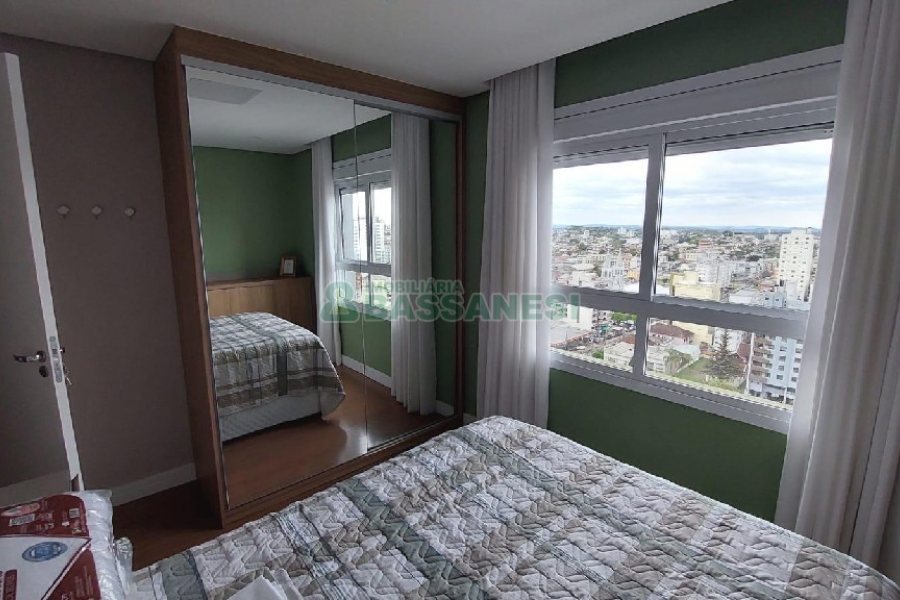 Apto Mobiliado com 57m², 2 dormitórios, 2 vagas, no bairro Lourdes em Caxias do Sul para Alugar
