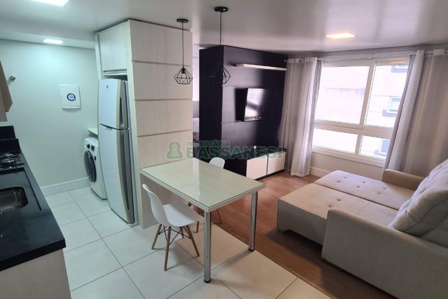 Apto Mobiliado com 38m², 1 dormitório, 1 vaga, no bairro Villagio Iguatemi em Caxias do Sul para Alugar ou Comprar
