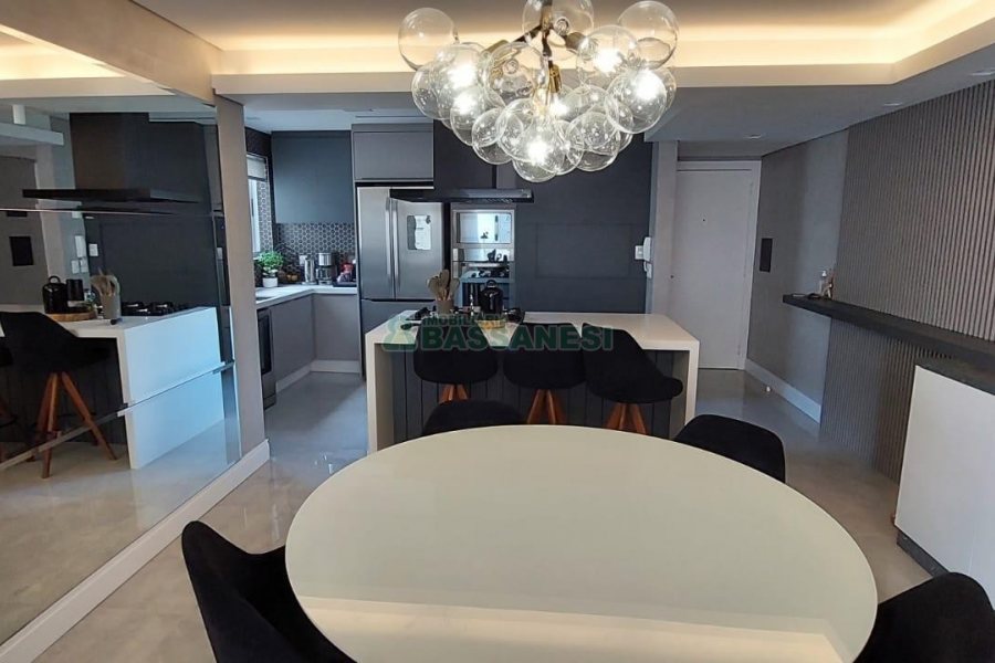 Apto Mobiliado com 116m², 3 dormitórios, 2 vagas, no bairro Santa Catarina em Caxias do Sul para Alugar