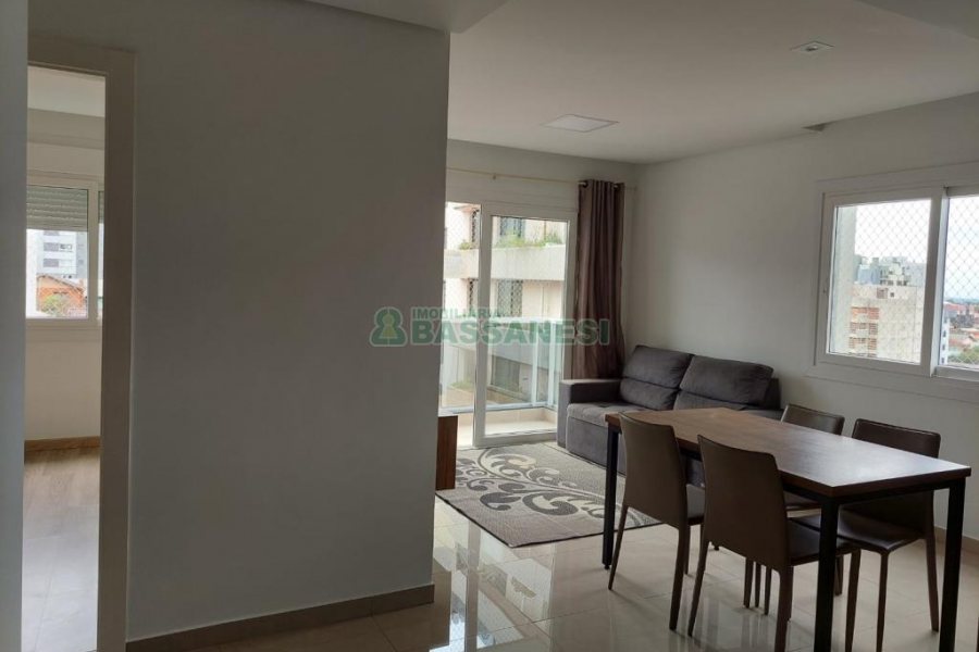 Apto Mobiliado com 64m², 2 dormitórios, 2 vagas, no bairro Panazzolo em Caxias do Sul para Alugar