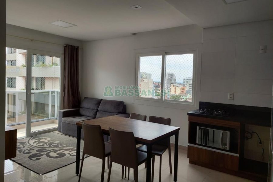 Apto Mobiliado com 64m², 2 dormitórios, 2 vagas, no bairro Panazzolo em Caxias do Sul para Alugar