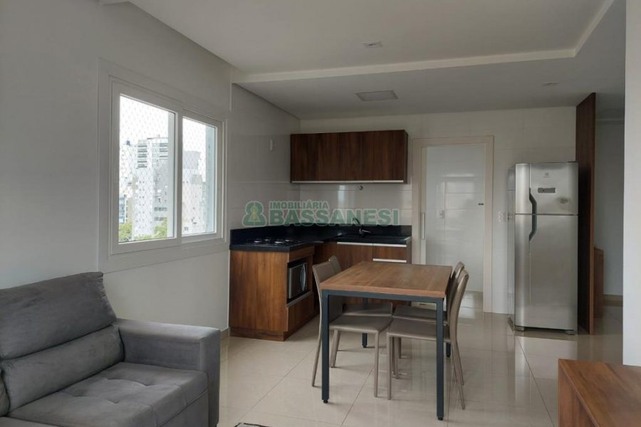 Apto Mobiliado com 64m², 2 dormitórios, 2 vagas, no bairro Panazzolo em Caxias do Sul para Alugar