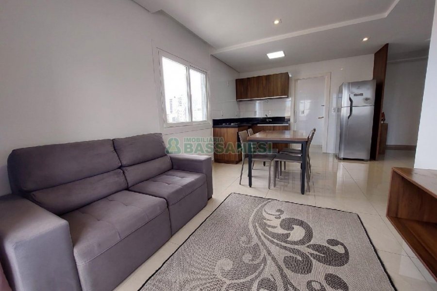 Apto Mobiliado com 64m², 2 dormitórios, 2 vagas, no bairro Panazzolo em Caxias do Sul para Alugar