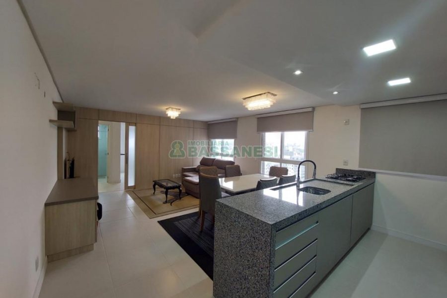 Apto Mobiliado com 53m², 1 dormitório, 1 vaga, no bairro Centro em Caxias do Sul para Alugar