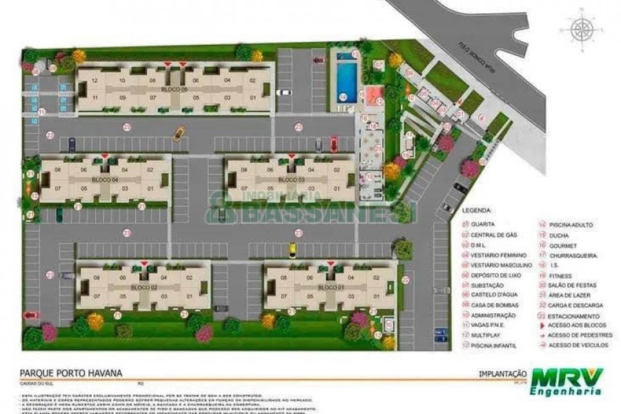 Apartamento com 40m², 2 dormitórios, 1 vaga, no bairro Bela Vista em Caxias do Sul para Alugar