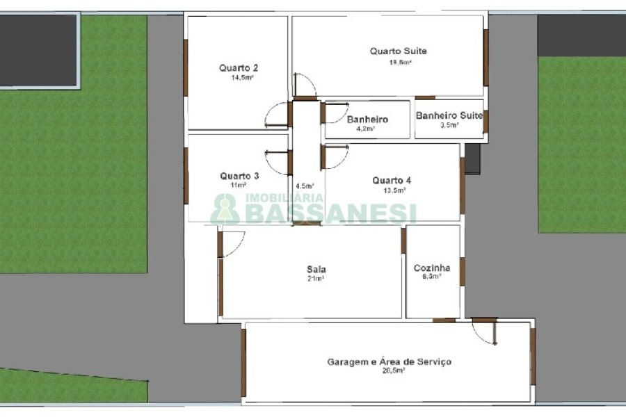 Casa com 125m², 4 dormitórios, 1 vaga, no bairro Salgado Filho em Caxias do Sul para Comprar