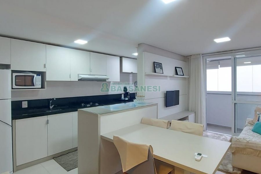 Apto Mobiliado com 49m², 1 dormitório, 1 vaga, no bairro Villagio Iguatemi em Caxias do Sul para Alugar