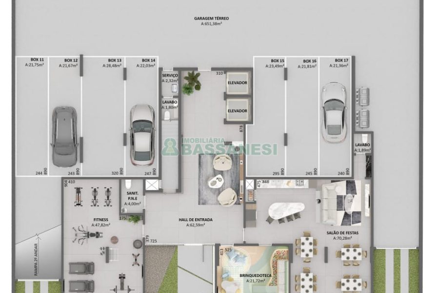Apartamento com 106m², 3 dormitórios, 2 vagas, no bairro Panazzolo em Caxias do Sul para Comprar