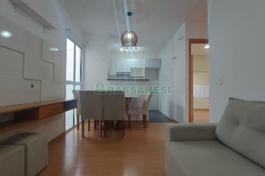 Apartamento com 40m², 2 dormitórios, no bairro Panazzolo em Caxias do Sul para Alugar