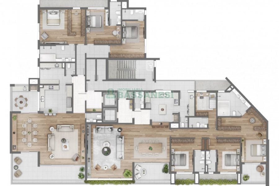 Apartamento com 272m², 3 dormitórios, no bairro Exposição em Caxias do Sul para Comprar