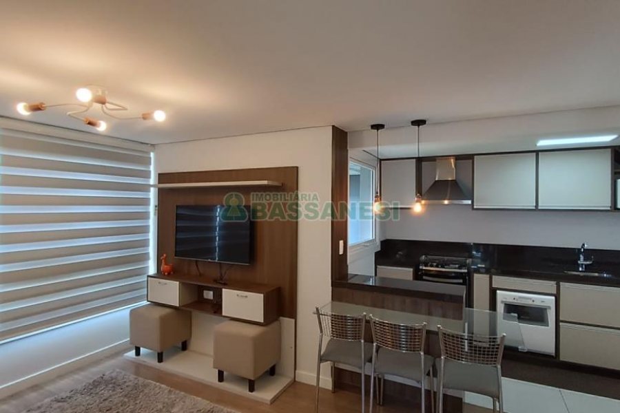 Apto Mobiliado com 45m², 1 dormitório, 1 vaga, no bairro Villagio Iguatemi em Caxias do Sul para Alugar