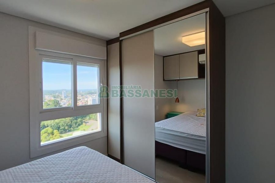 Apto Mobiliado com 45m², 1 dormitório, 1 vaga, no bairro Villagio Iguatemi em Caxias do Sul para Alugar