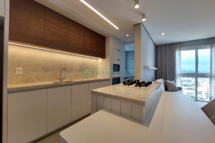 Apto Mobiliado com 48m², 1 dormitório, 1 vaga, no bairro Santa Catarina em Caxias do Sul para Alugar