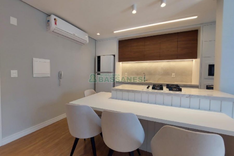 Apto Mobiliado com 48m², 1 dormitório, 1 vaga, no bairro Santa Catarina em Caxias do Sul para Alugar