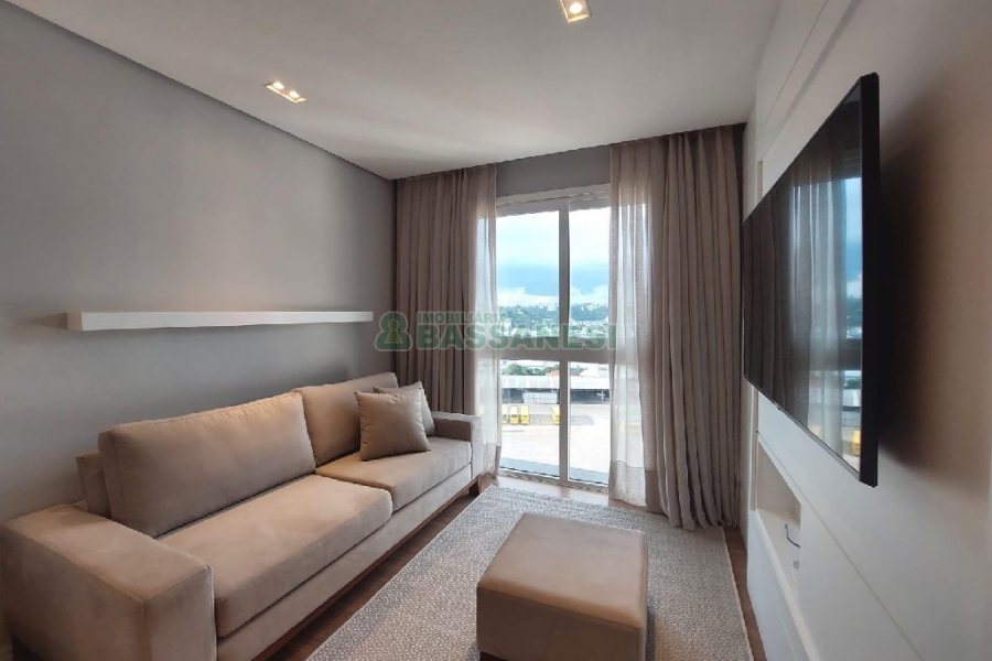 Apto Mobiliado com 48m², 1 dormitório, 1 vaga, no bairro Santa Catarina em Caxias do Sul para Alugar