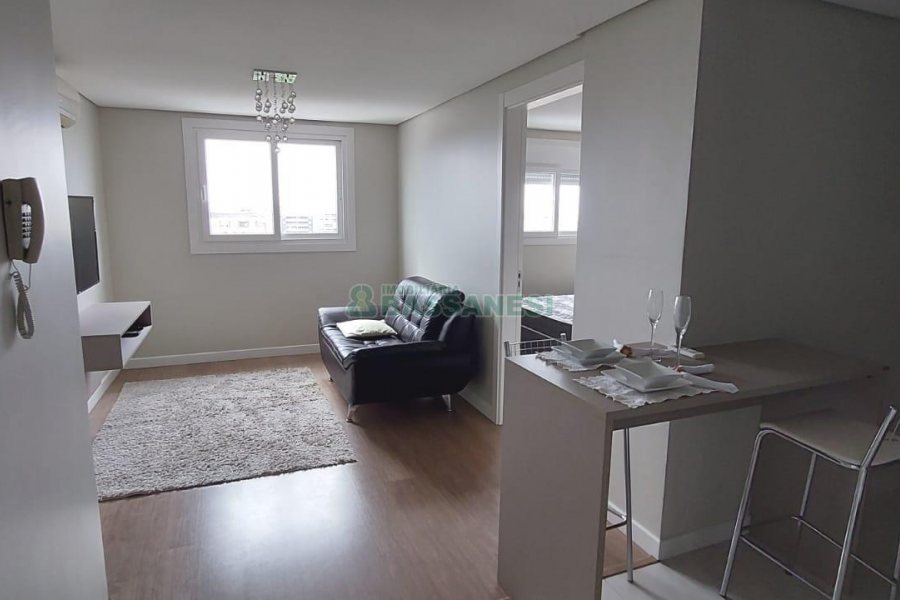 Apto Mobiliado com 40m², 1 dormitório, 1 vaga, no bairro Villagio Iguatemi em Caxias do Sul para Alugar