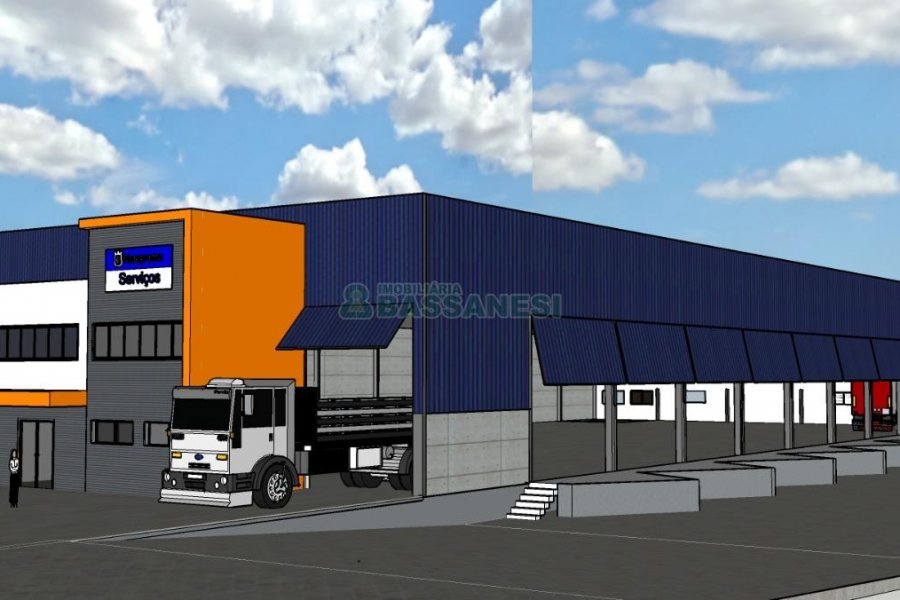 Pavilhão com 1320m², no bairro Forqueta em Caxias do Sul para Alugar