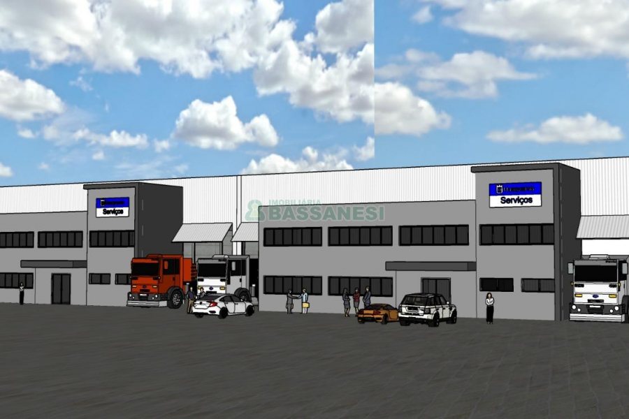 Pavilhão com 1320m², no bairro Forqueta em Caxias do Sul para Alugar