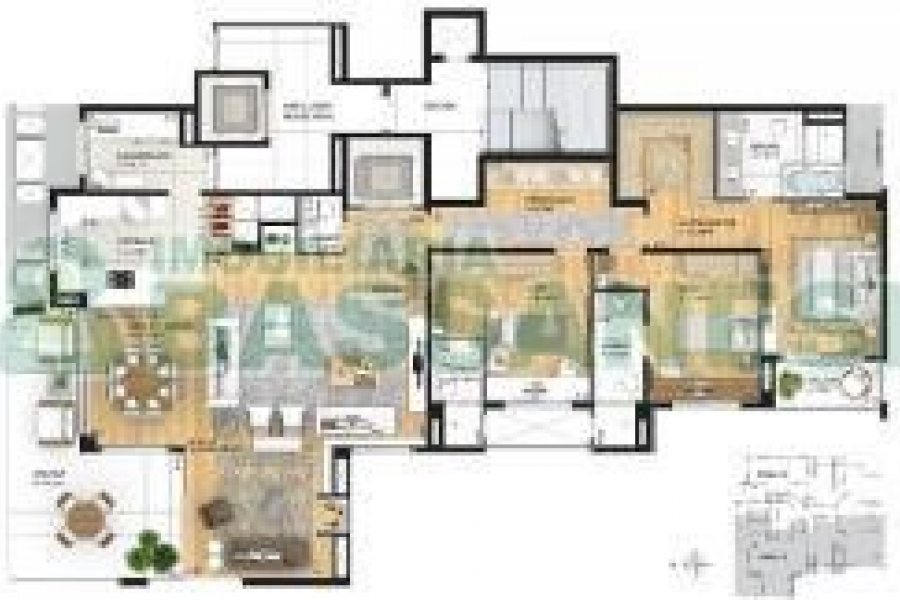 Apartamento com 203m², 3 dormitórios, 3 vagas, no bairro Exposição em Caxias do Sul para Comprar