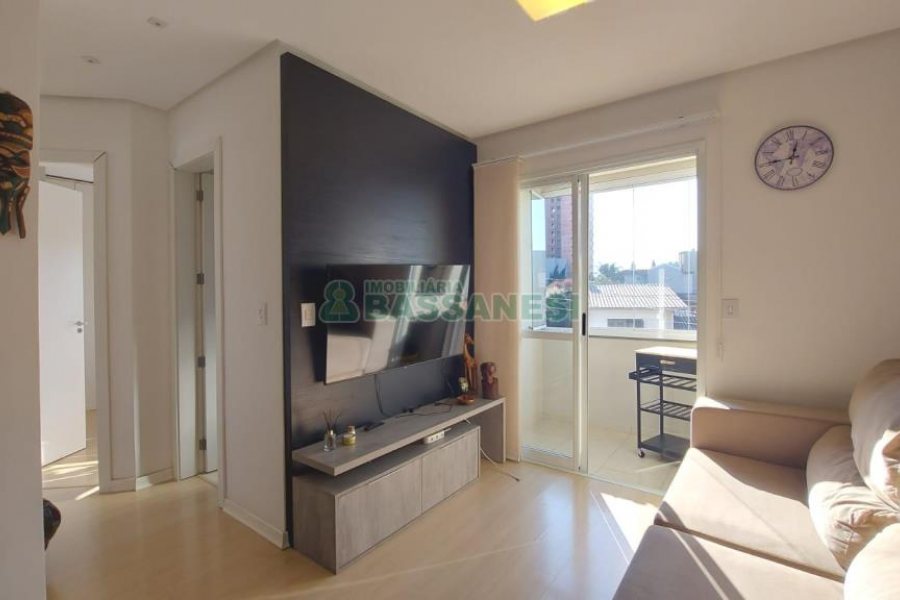 Apartamento com 66m², 2 dormitórios, 2 vagas, no bairro Desvio Rizzo em Caxias do Sul para Alugar