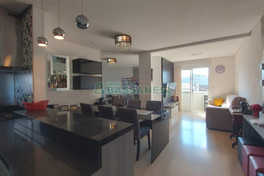 Apartamento com 66m², 2 dormitórios, 2 vagas, no bairro Desvio Rizzo em Caxias do Sul para Alugar
