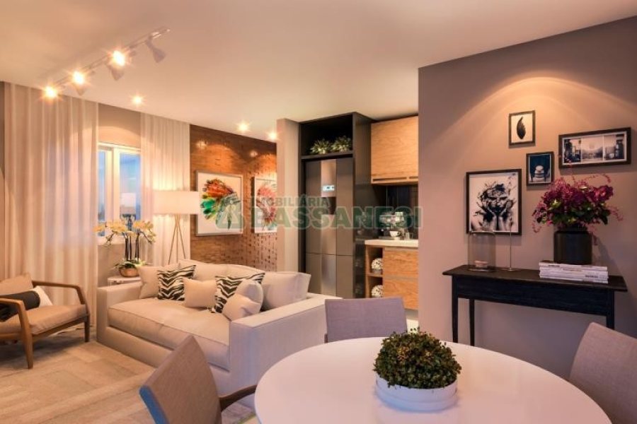 Apartamento com 57m², 2 dormitórios, 1 vaga, no bairro Cinqüentenário em Caxias do Sul para Comprar