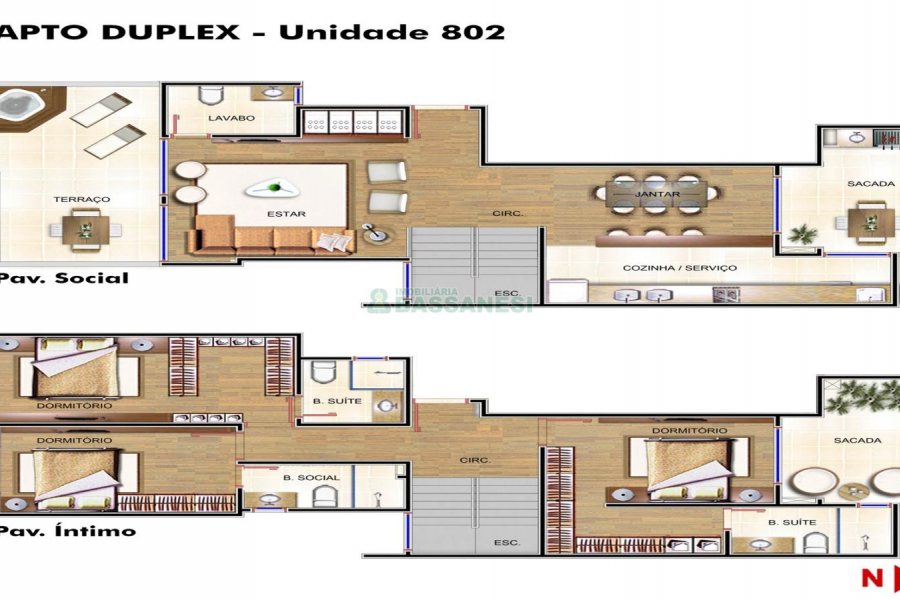 Apartamento com 173m², 3 dormitórios, 2 vagas, no bairro Sanvitto em Caxias do Sul para Comprar
