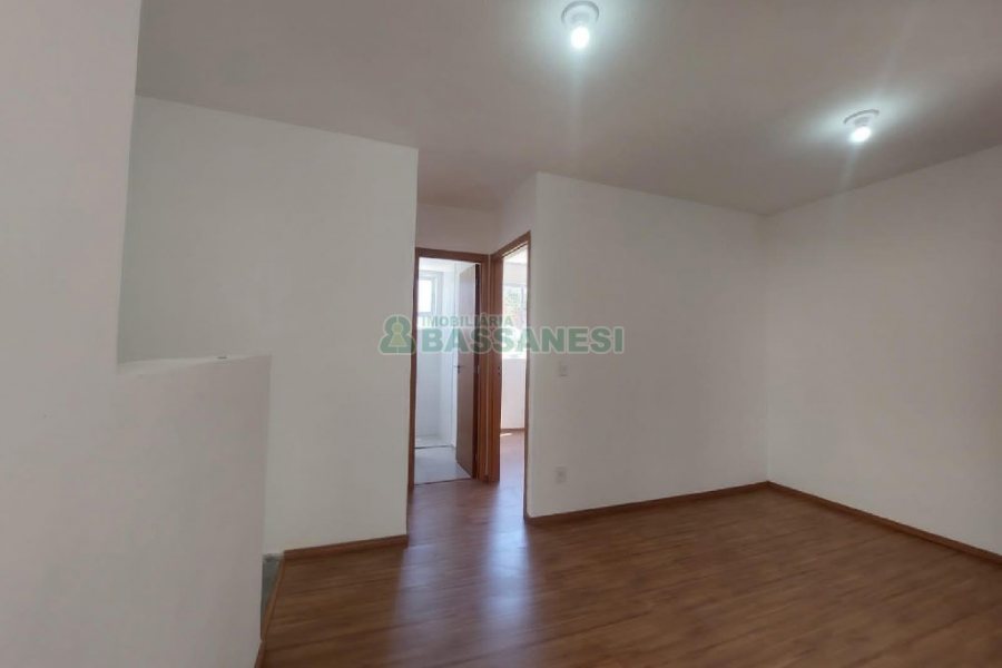 Apartamento com 48m², 2 dormitórios, 1 vaga, no bairro Desvio Rizzo em Caxias do Sul para Alugar