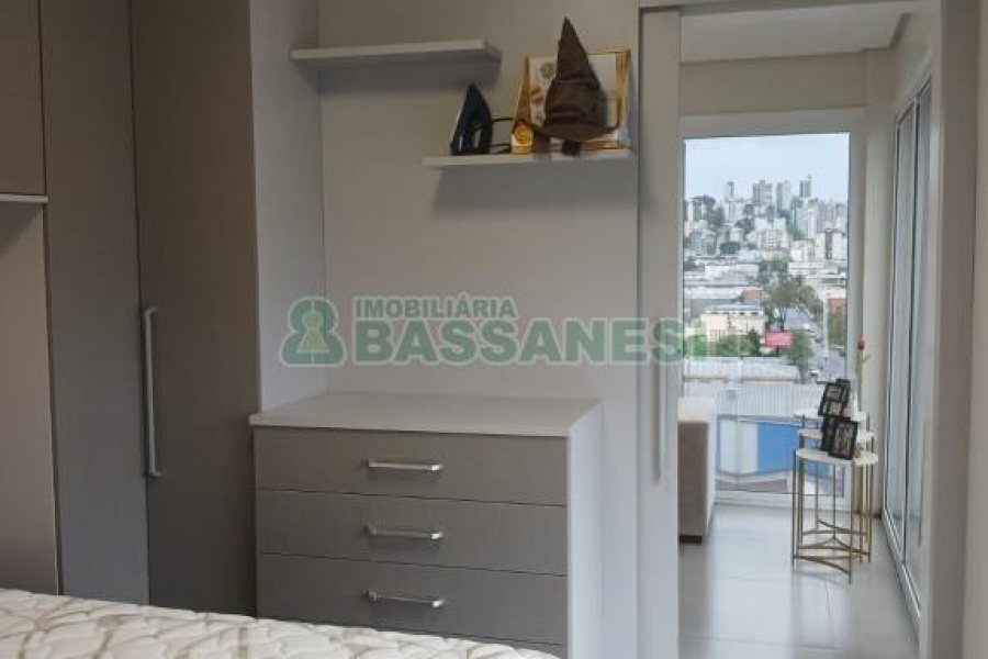 Apto Mobiliado com 55m², 1 dormitório, 1 vaga, no bairro Santa Catarina em Caxias do Sul para Alugar