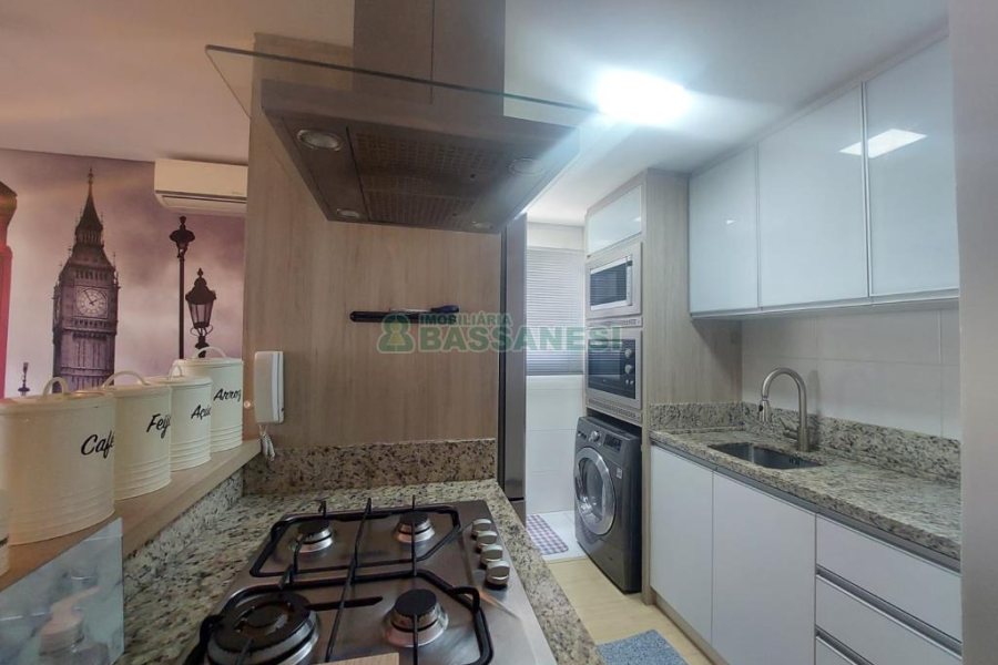 Apto Mobiliado com 55m², 2 dormitórios, 1 vaga, no bairro Bela Vista em Caxias do Sul para Comprar
