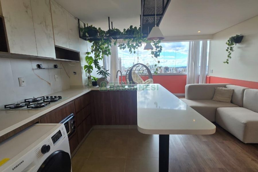 Apartamento com 49m², 1 dormitório, 1 vaga, no bairro Lourdes em Caxias do Sul para Alugar ou Comprar