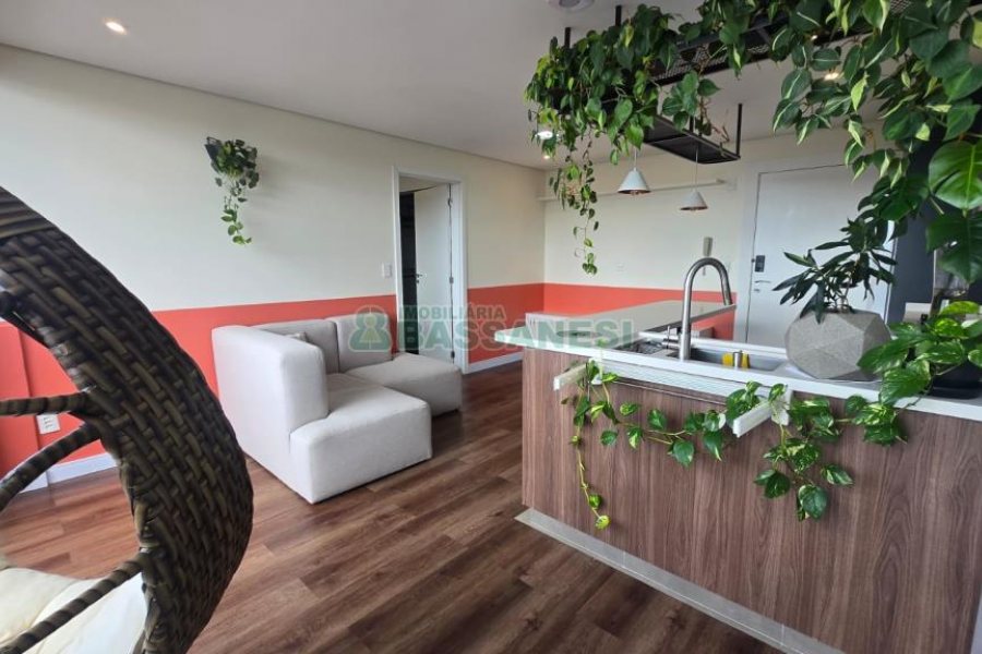 Apartamento com 49m², 1 dormitório, 1 vaga, no bairro Lourdes em Caxias do Sul para Alugar ou Comprar