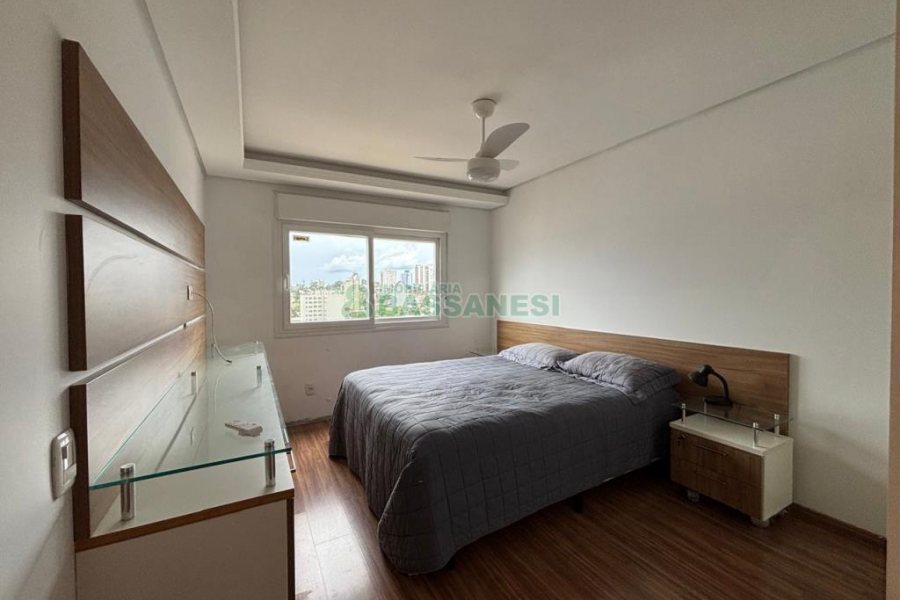 Apto Mobiliado com 82m², 2 dormitórios, 2 vagas, no bairro Lourdes em Caxias do Sul para Alugar