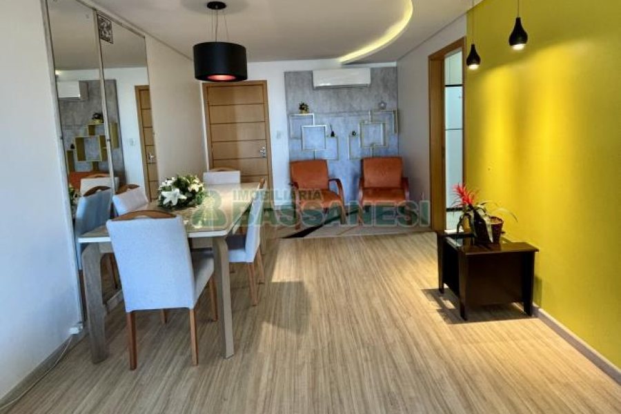 Apto Mobiliado com 114m², 3 dormitórios, 2 vagas, no bairro Madureira em Caxias do Sul para Alugar ou Comprar