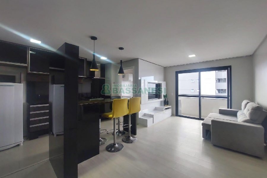 Apto Mobiliado com 58m², 1 dormitório, 1 vaga, no bairro Villagio Iguatemi em Caxias do Sul para Alugar