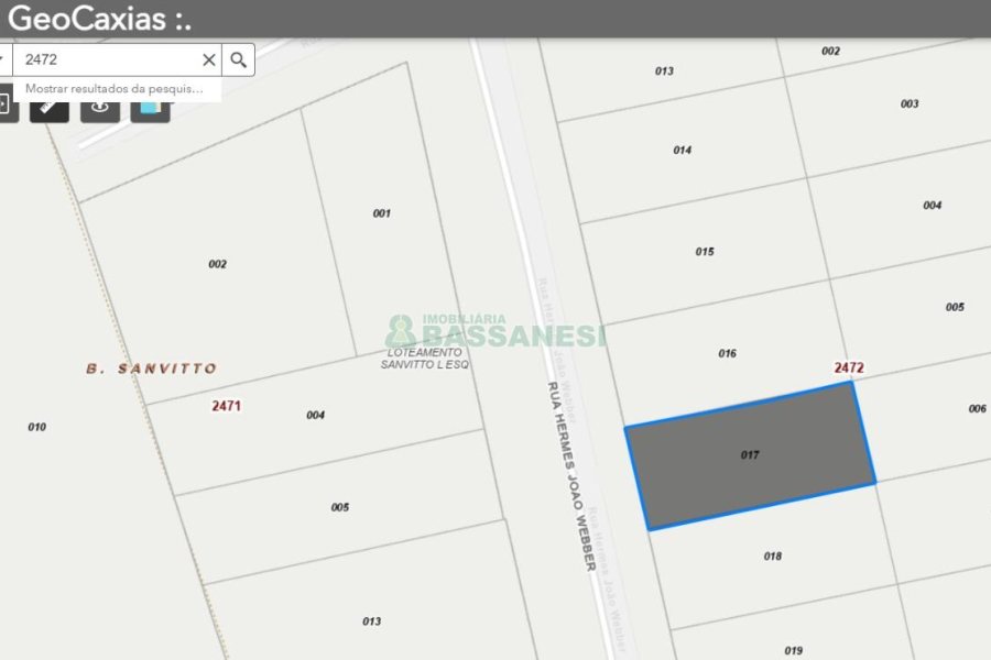 Terreno com 402m², no bairro Sanvitto em Caxias do Sul para Comprar