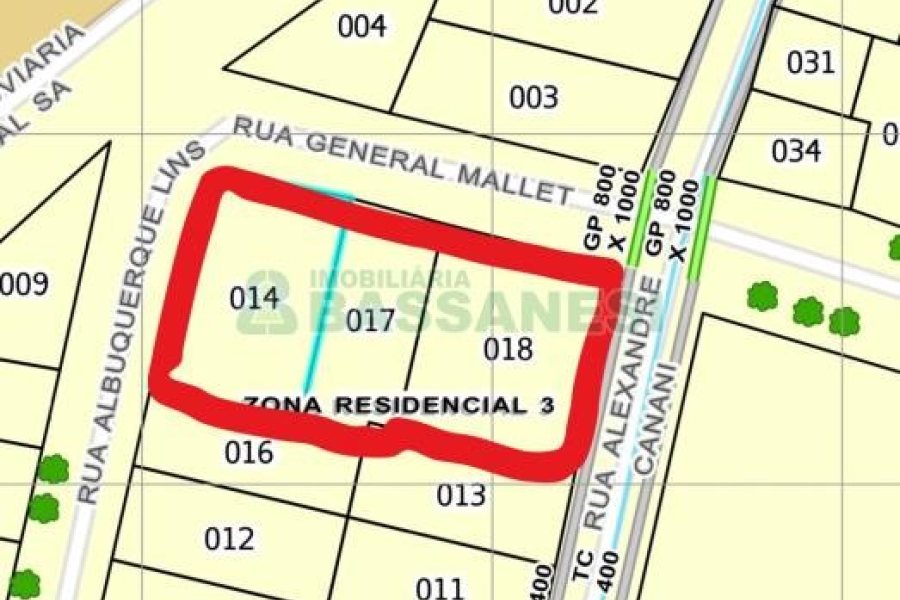 Terreno com 1560m², no bairro Rio Branco em Caxias do Sul para Comprar
