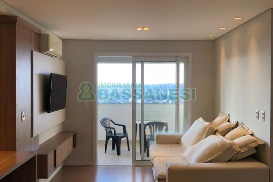 Apto Mobiliado com 80m², 2 dormitórios, 1 vaga, no bairro Villagio Iguatemi em Caxias do Sul para Alugar