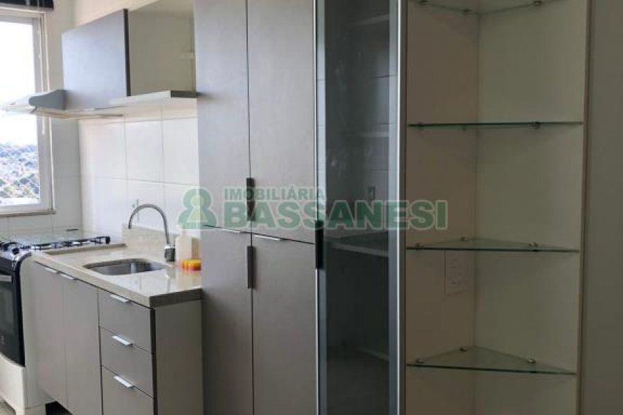 Apartamento com 59m², 2 dormitórios, 1 vaga, no bairro Interlagos em Caxias do Sul para Alugar ou Comprar