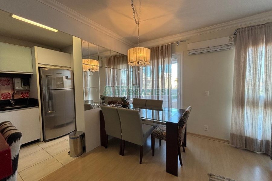 Apto Mobiliado com 83m², 2 dormitórios, 2 vagas, no bairro Rio Branco em Caxias do Sul para Alugar