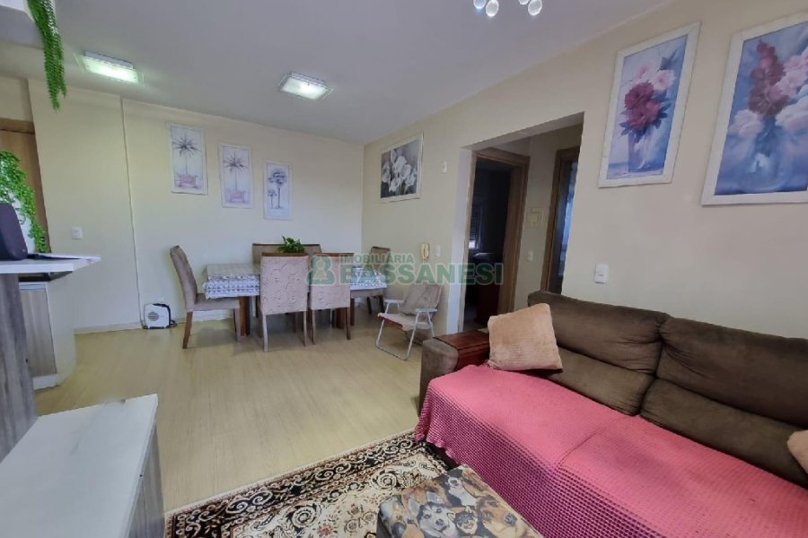 Apto Mobiliado com 72m², 2 dormitórios, 1 vaga, no bairro Vinhedos em Caxias do Sul para Alugar