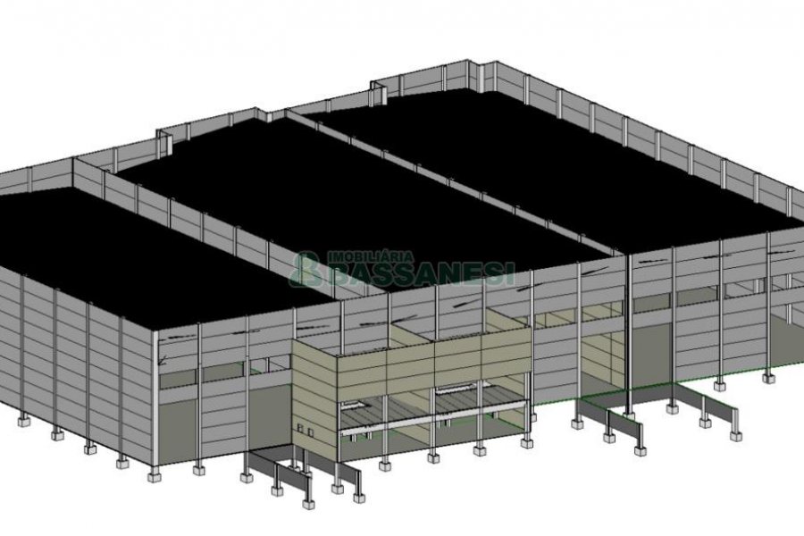 Pavilhão com 2975m², no bairro Distrito Industrial em Caxias do Sul para Alugar
