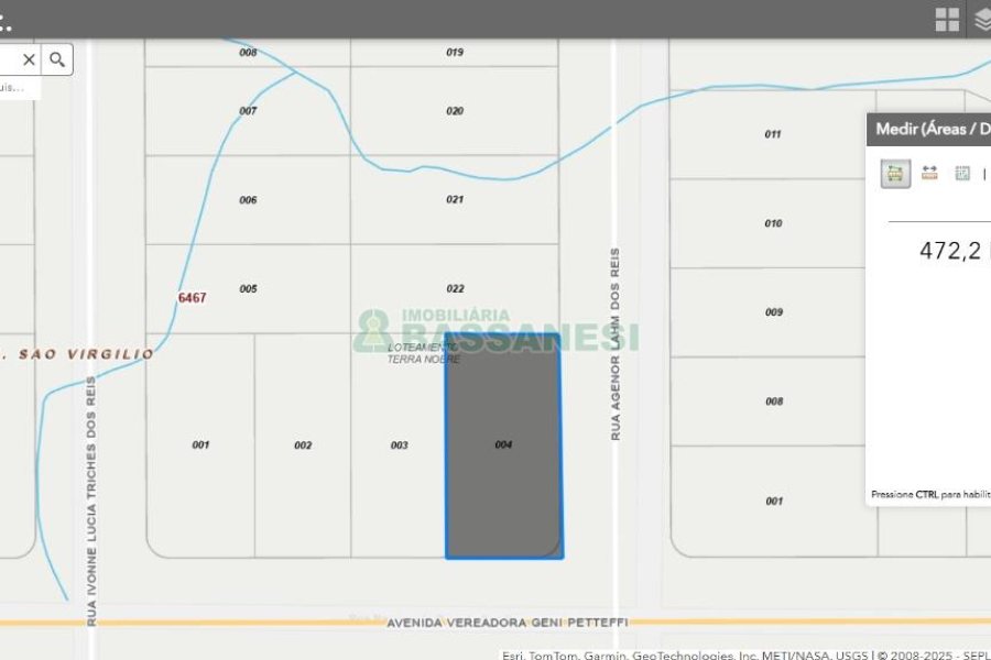 Terreno com 450m², no bairro São Virgílio em Caxias do Sul para Comprar